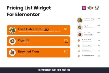 Pricing List Widget For Elementor 1.0.1