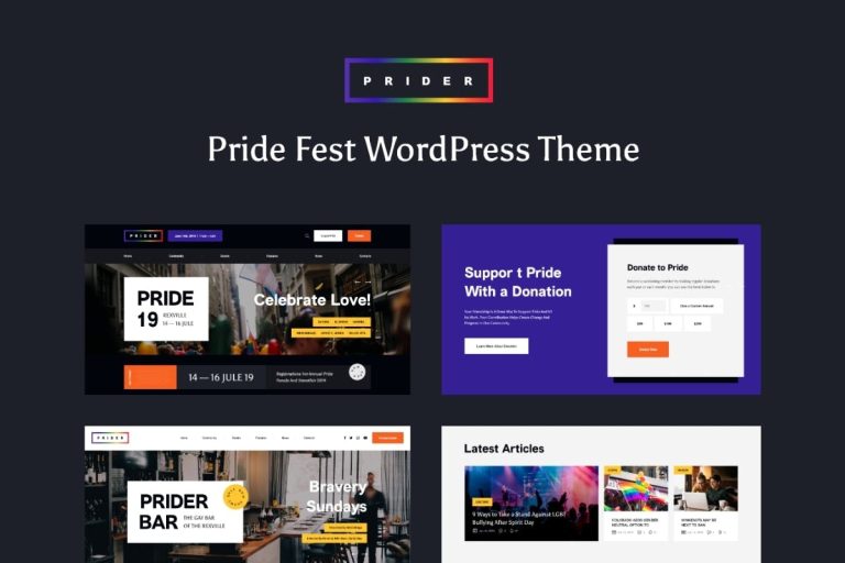 Prider WordPress Theme