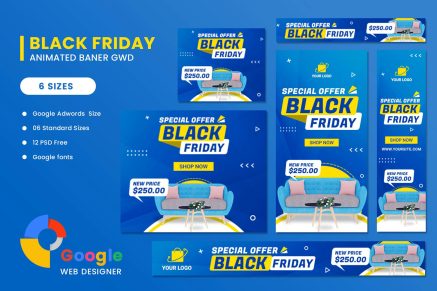 Products Banner Sale HTML Banner Ads GWD