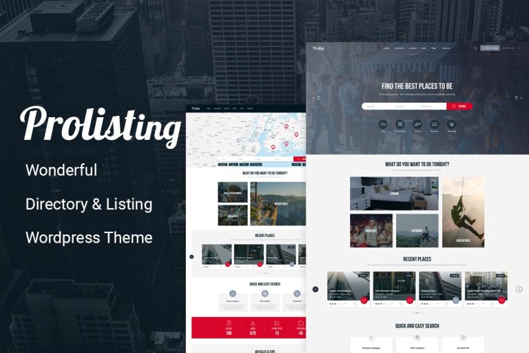 Prolisting – Directory Listing WordPress Theme