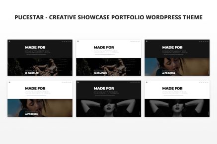 Pucestar- Creative Showcase Portfolio 1.0 WordPress Theme