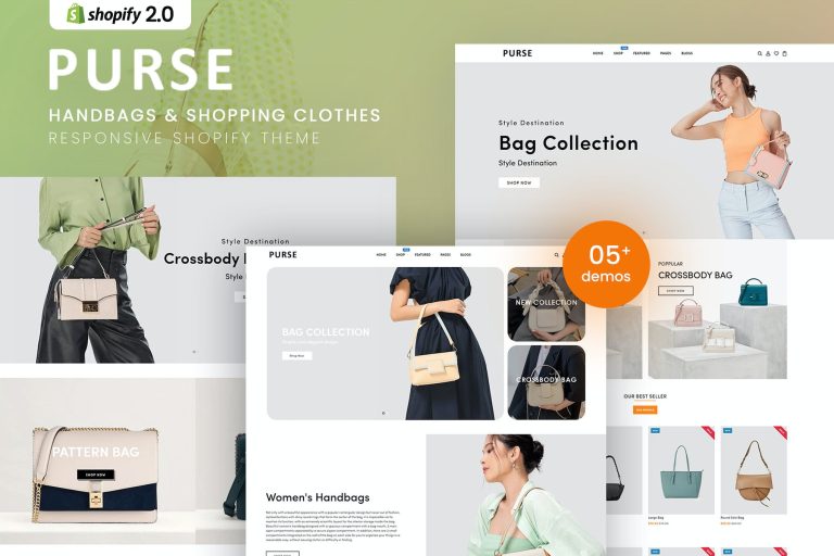 Purse – Handbags & Shopping Clothes Shopify Theme