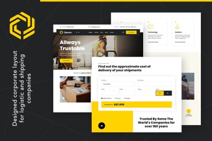 Qesco- Logistic Shipping Company 1.0.0 WordPress Theme