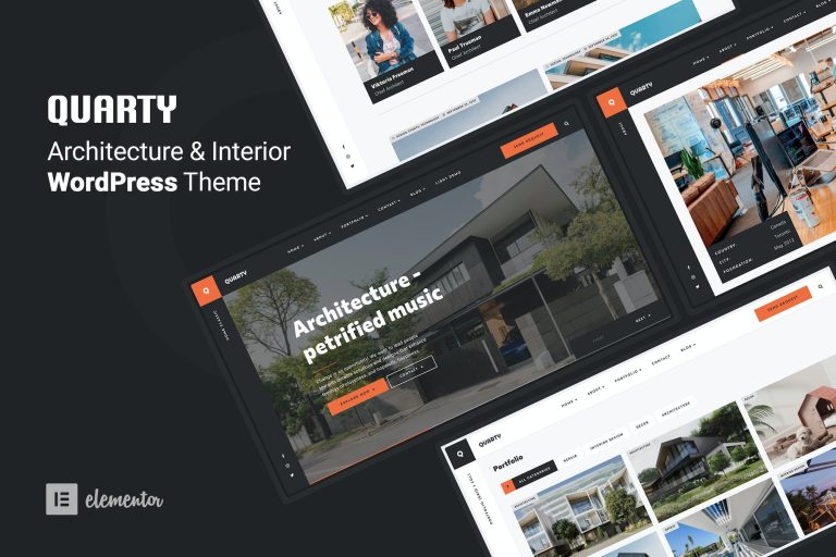 Quarty – Architecture Elementor WordPress Theme