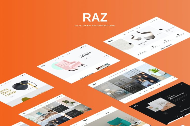 Raz – Clean, Minimal WooCommerce Theme