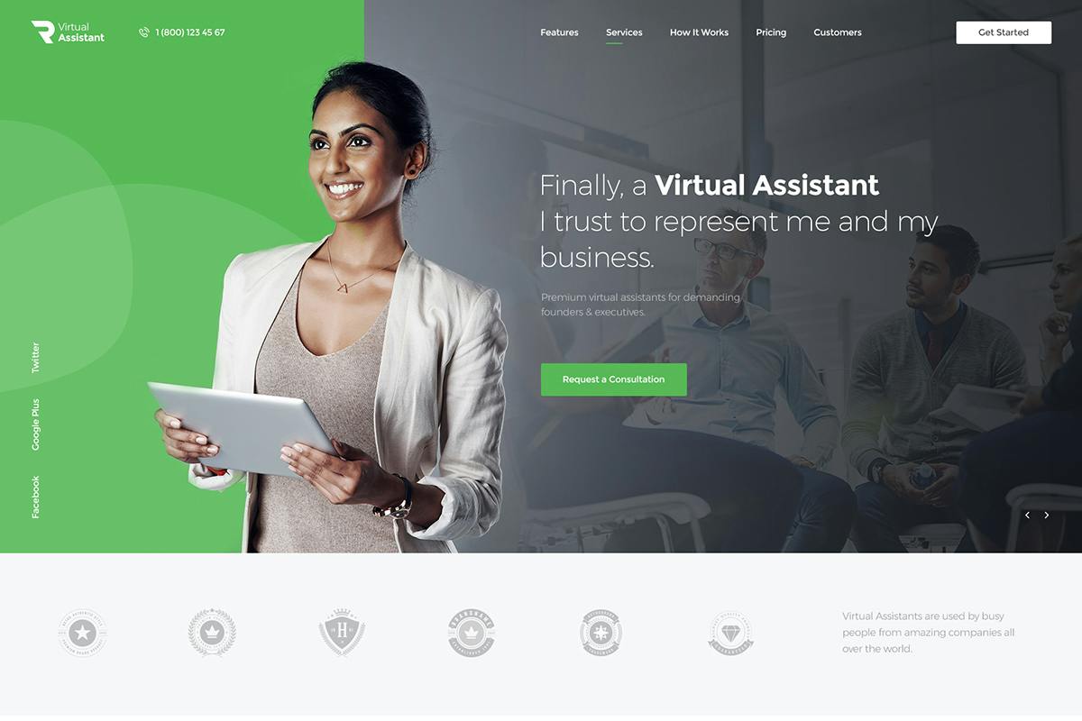Revirta - Virtual Assistant WordPress Theme 2.8.0