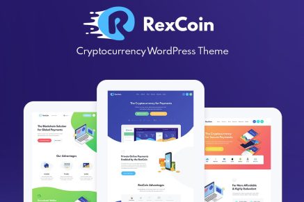 RexCoin- Cryptocurrency & Coin ICO 1.2.6 WordPress Theme