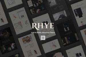 Rhye - Creative AJAX Elementor 4.2.8 WordPress Theme