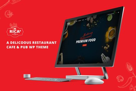 Rica Plus- A Delicious Restaurant, Cafe & Pub 2.2 WordPress Theme