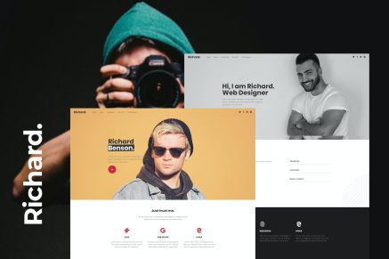Richard- Onepage Personal 1.0 WordPress Theme
