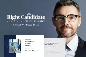 Right Candidate – Political WordPress Theme