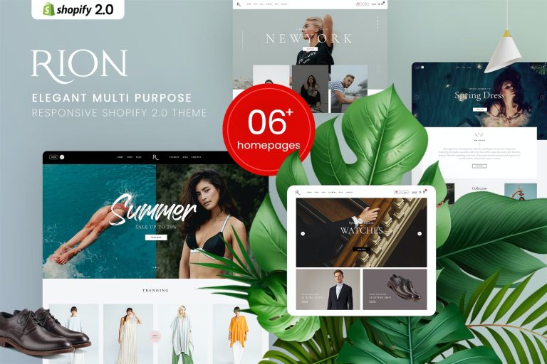 Rion – Elegant MultiPurpose Shopify Theme
