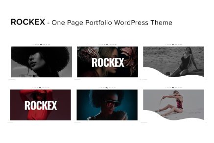 Rockex- One Page Portfolio 1.0 WordPress Theme