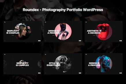Roundex- Photography Portfolio 1.0 WordPress Theme
