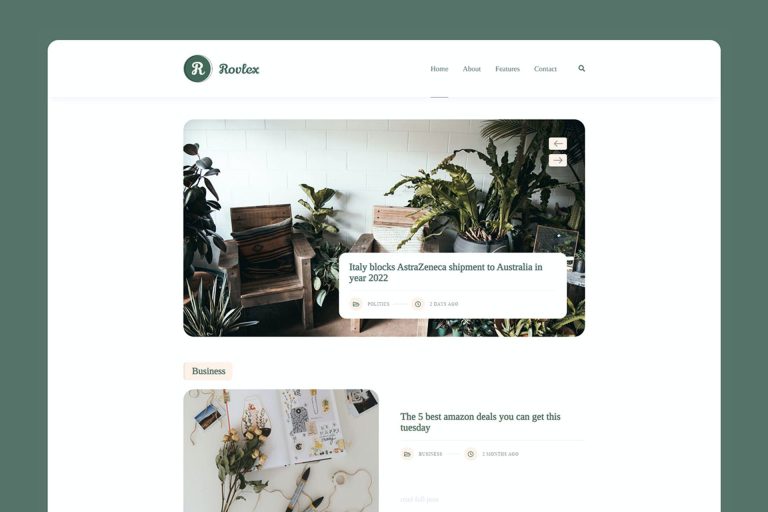Rovlex – Blog Theme for Writers