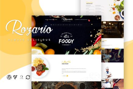 Rozario- Restaurant & Food 1.4 WordPress Theme