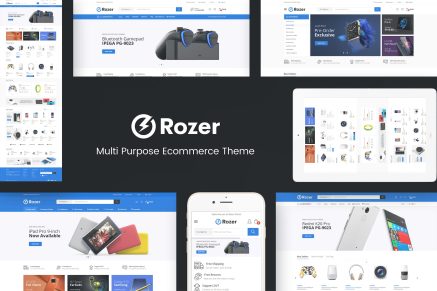 Rozer- Digital eCommerce 1.0.2 WordPress Theme