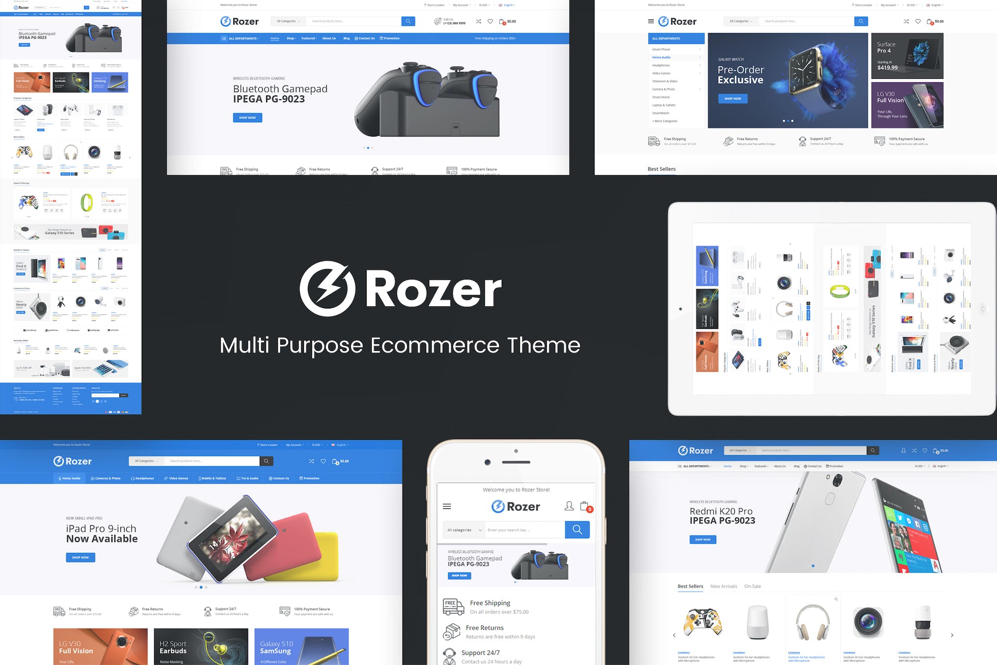 Rozer- Digital eCommerce 1.0.2 WordPress Theme