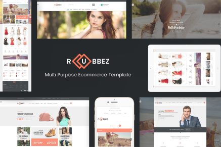 Rubbez- WooCommerce & Corporate 1.8.6 WordPress Theme