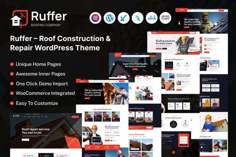 Ruffer – Roof Construction & Repair HTML Template