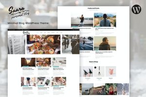 Saara – Minimal Blog WordPress Theme