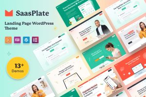 SaasPlate – Landing Page WordPress Theme