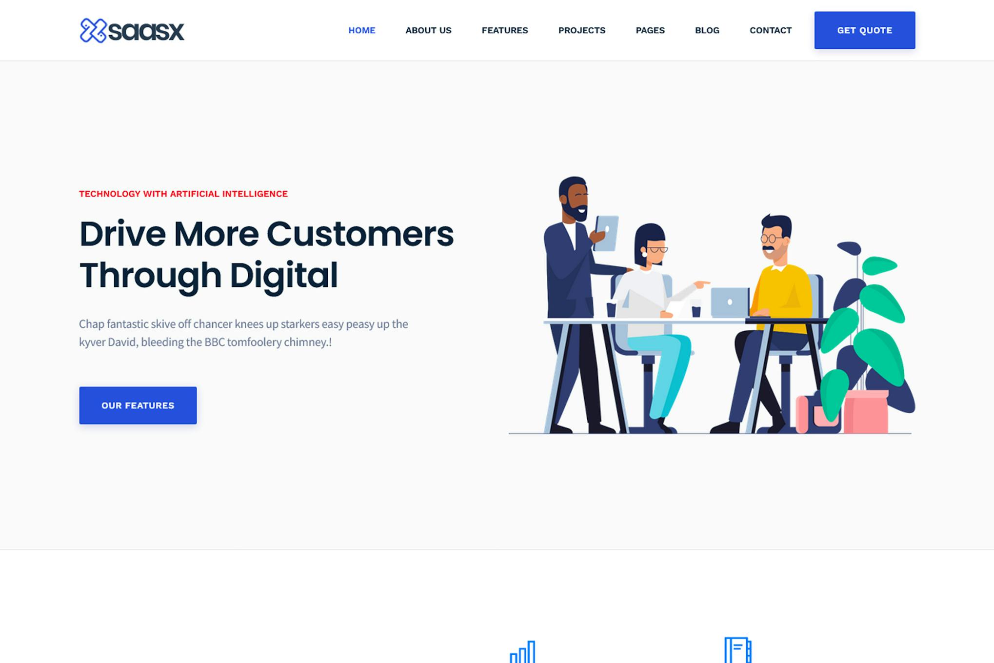 SaasX - Saas Startup HTML Template