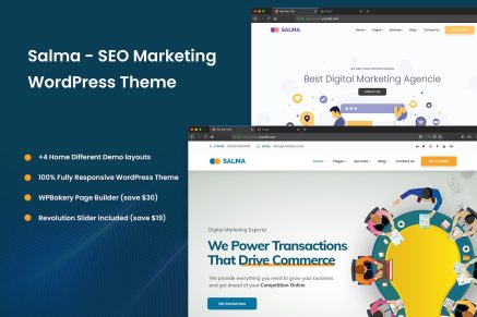 Salma- SEO Marketing 1.0.0 WordPress Theme