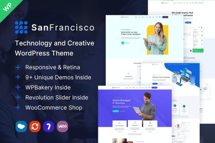 San Francisco - Creative 1.28 WordPress Theme