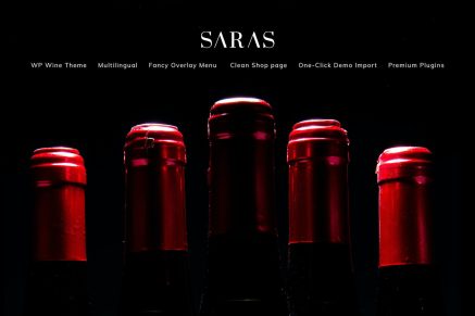 Saras- Wine 1.8 WordPress Theme