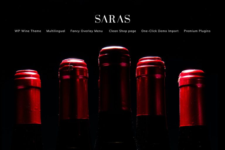 Saras – Wine WordPress Theme