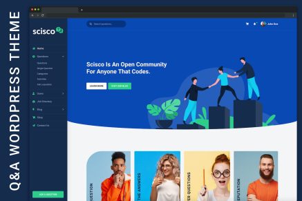 Scisco- Questions and Answers 1.5.2 WordPress Theme