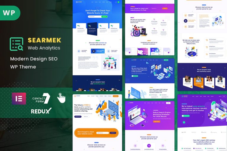 Searmek – SEO and Marketing WordPress Theme