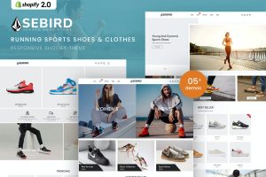 Sebird – Sports Shoes Responsive Shopify Theme