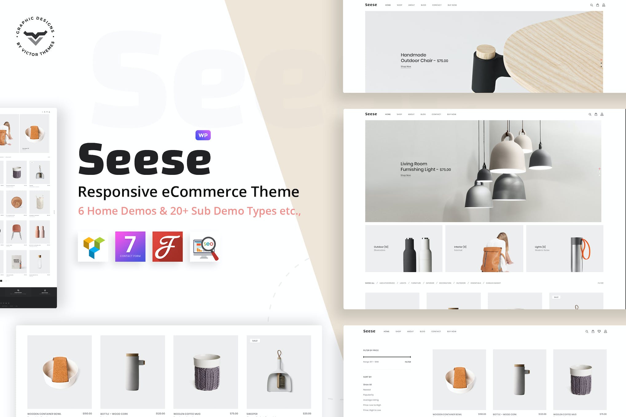 Seese- Responsive eCommerce 3.0.6 WordPress Theme