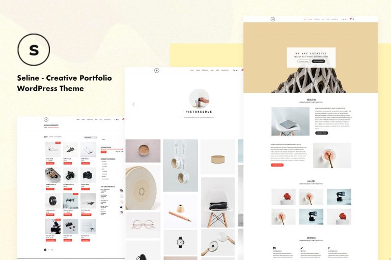 Seline – Creative Portfolio WordPress Theme