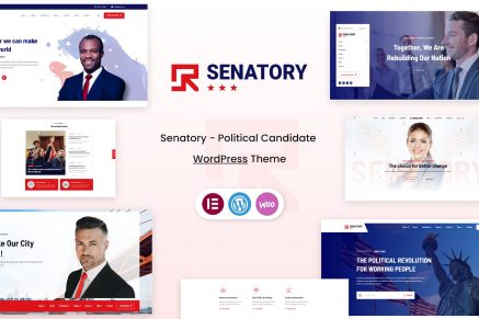 Senatory- Political Candidate 2.2.6 WordPress Theme