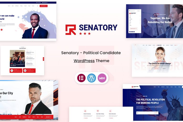 Senatory – Political Candidate WordPress Theme