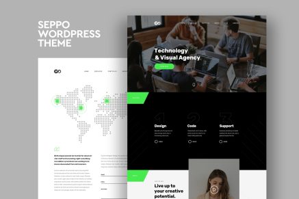 Seppo - Corporate One Page 1.5 WordPress Theme