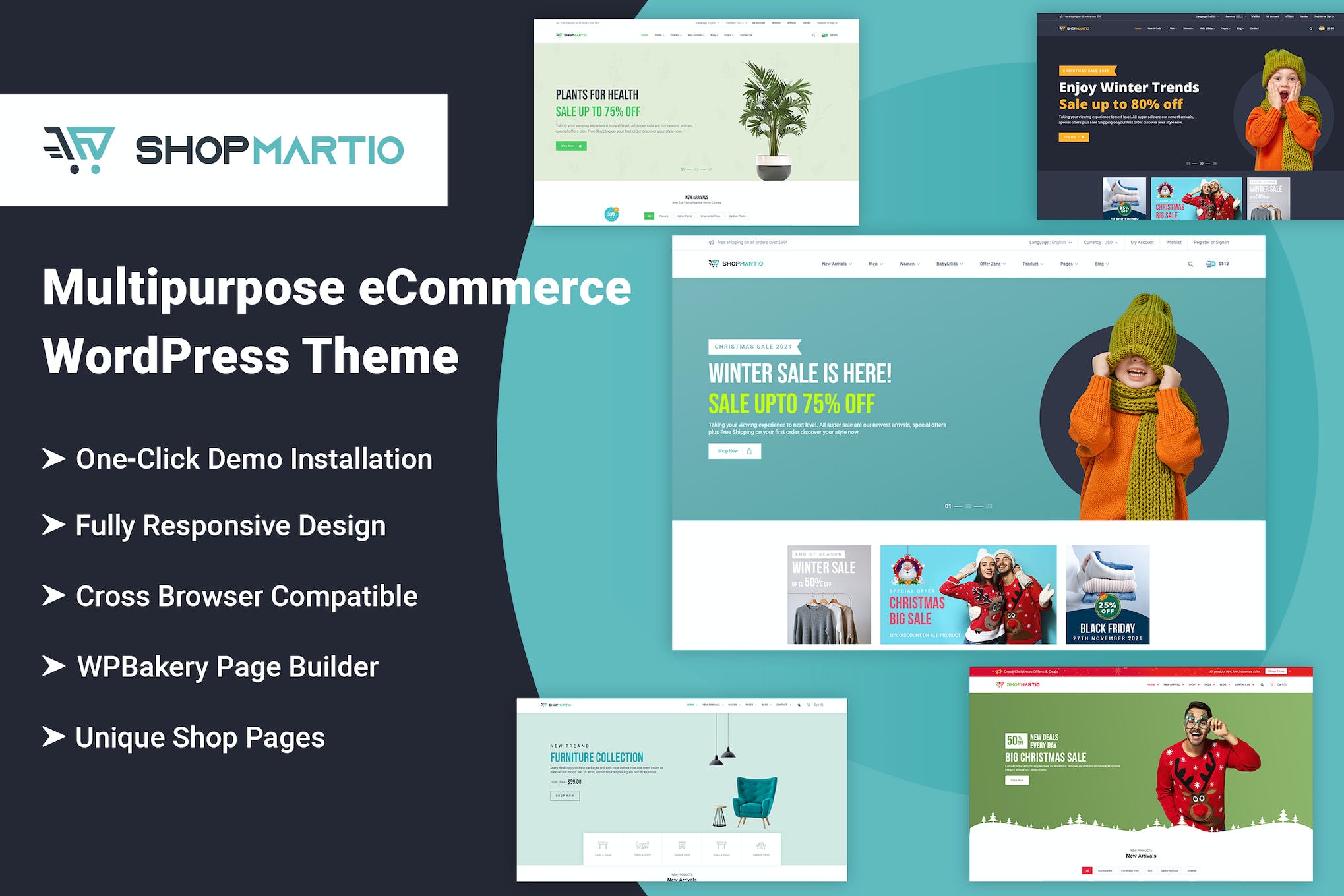 Shopmartio- Multipurpose eCommerce Them 1.0.5 WordPress Theme