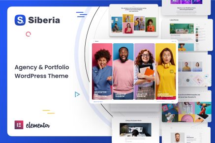Siberia- Portfolio 1.0 WordPress Theme