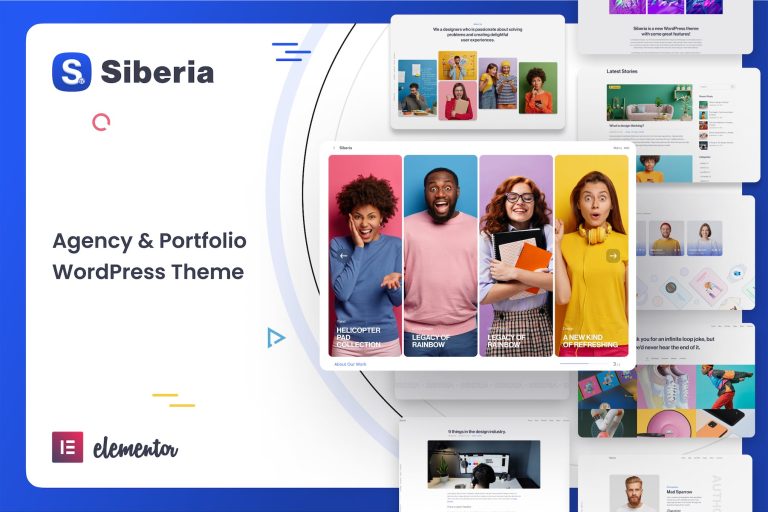 Siberia – Portfolio WordPress Theme