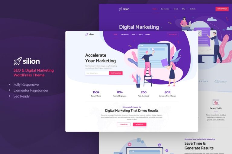 Silion – Digital Marketing WordPress Theme