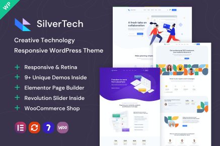 Silvertech - Creative WordPress Theme 1.1