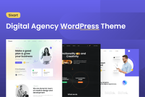 Sixart – Digital Agency WordPress Theme