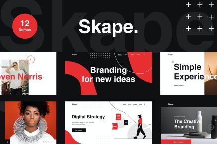 Skape- Creative & Modern Agency 1.0.0 WordPress Theme