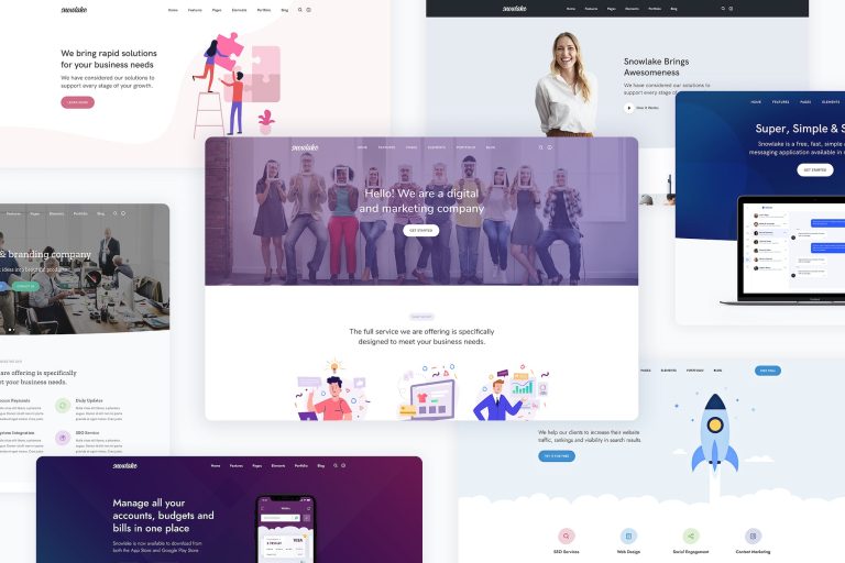 Snowlake – Creative Business & Startup WordPress