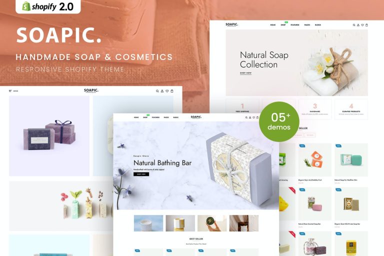 Soapic – Handmade Soap & Cosmetics Beauty Shopify