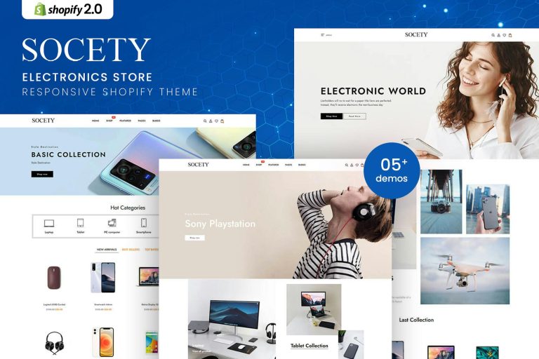 Socety – Electronics Store Shopify Theme