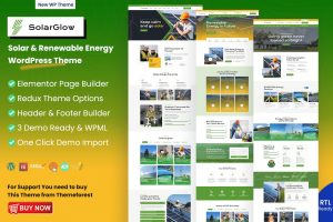 Solarglow – Solar & Renewable Energy Theme